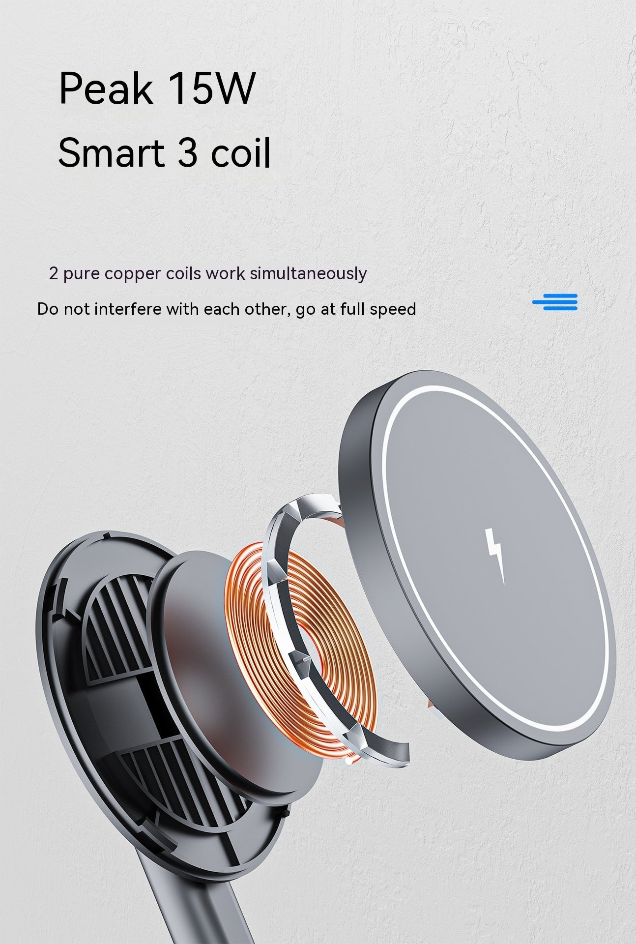 Folding Magnetic Wireless Charger Bracket