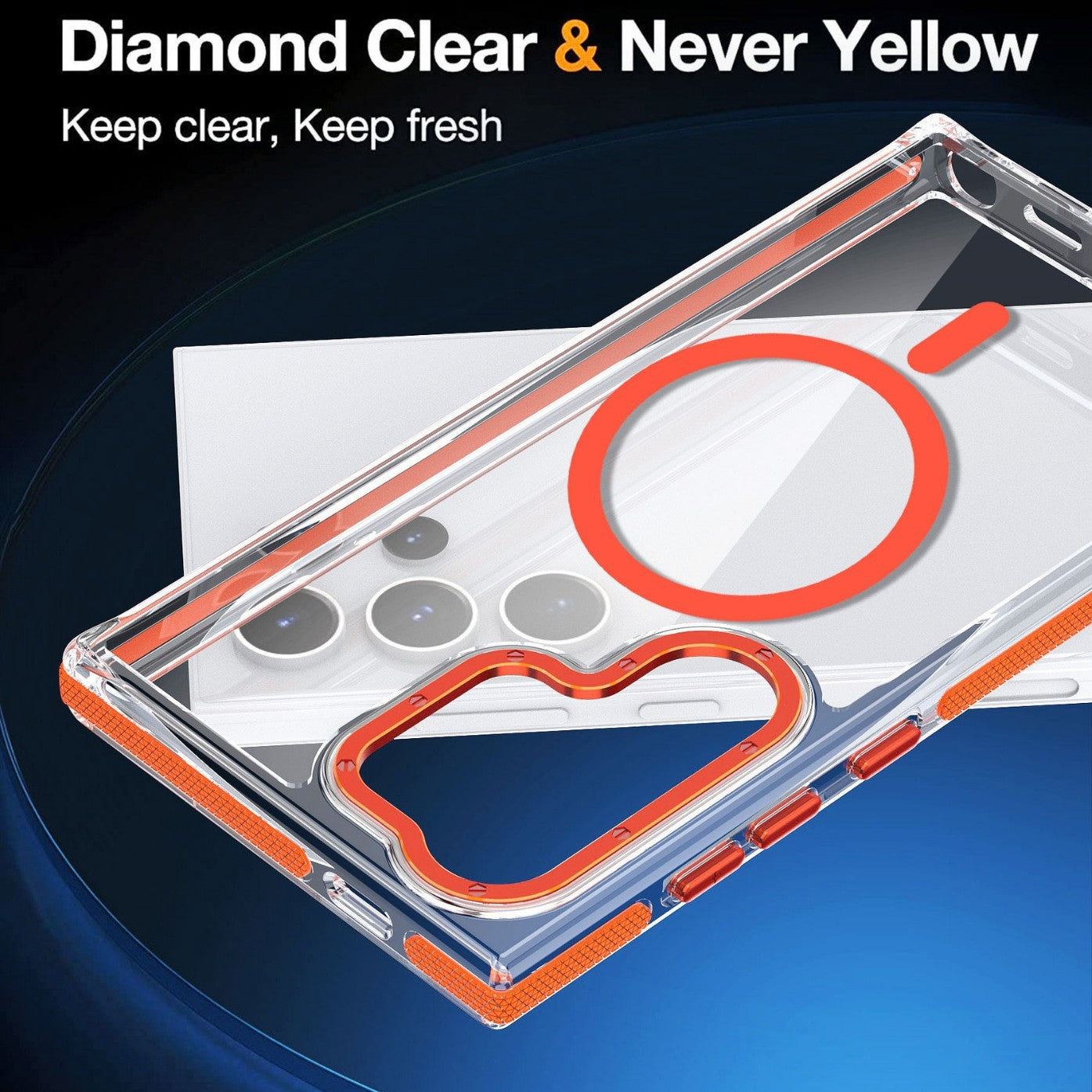 Two-Color Xuncai Magnetic Suction Case For Samsung Galaxy S25 Ultra | Colorful Hardware & Shockproof Protection